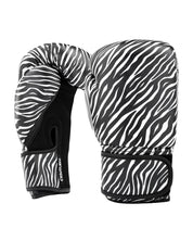Inkline Printed Gloves 12 oz. Black White Zebra