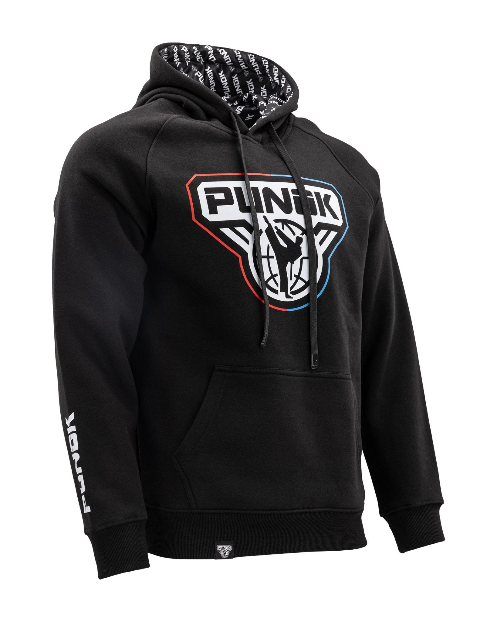 Punok Two-Tone Pullover Hoodie Black