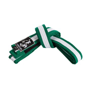 Youth Jiu-Jitsu Striped Belt Green White