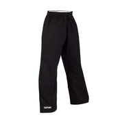 10 oz. Middleweight Brushed Cotton Elastic Waist Pants (Black)