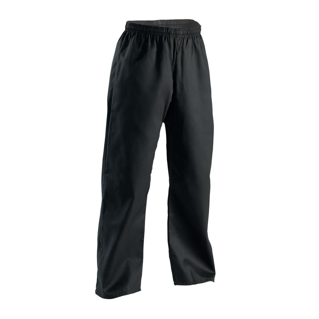 7 oz. Middleweight Student Elastic Waist Pants Black