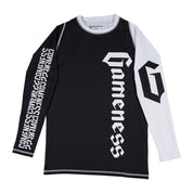 Gameness Long Sleeve Pro Ranked Rashguard Large Black