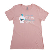 Dreams Become Vision Tee Pink