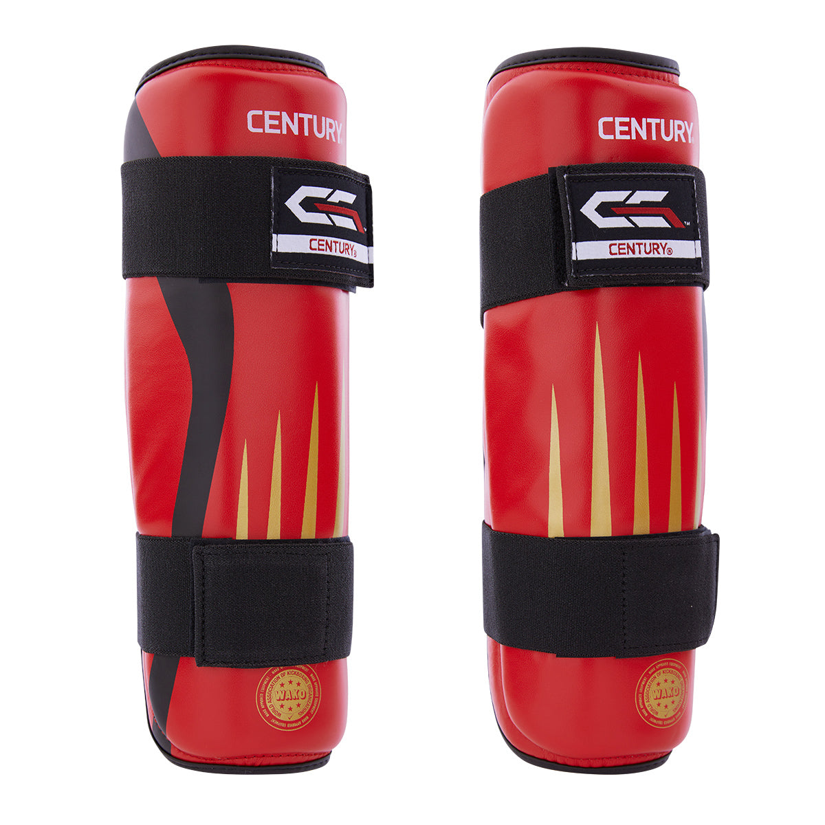 C-Gear Integrity Shin Guards Red Gold
