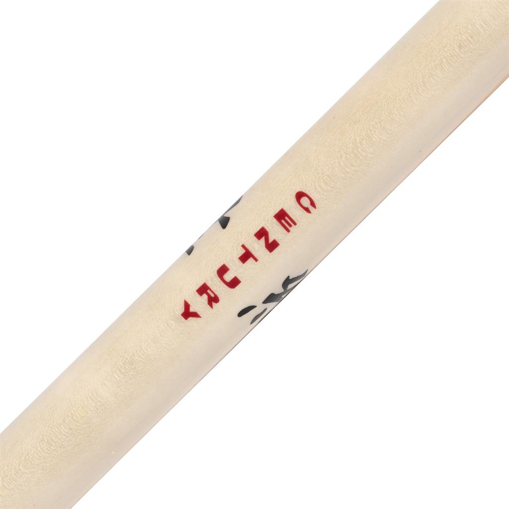 Tapered White Wood Lotus Kanji Bo Staff