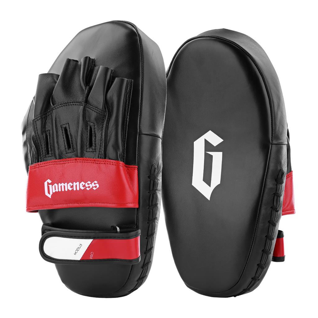 Modus Long Punch Mitt - Pair Black White Red