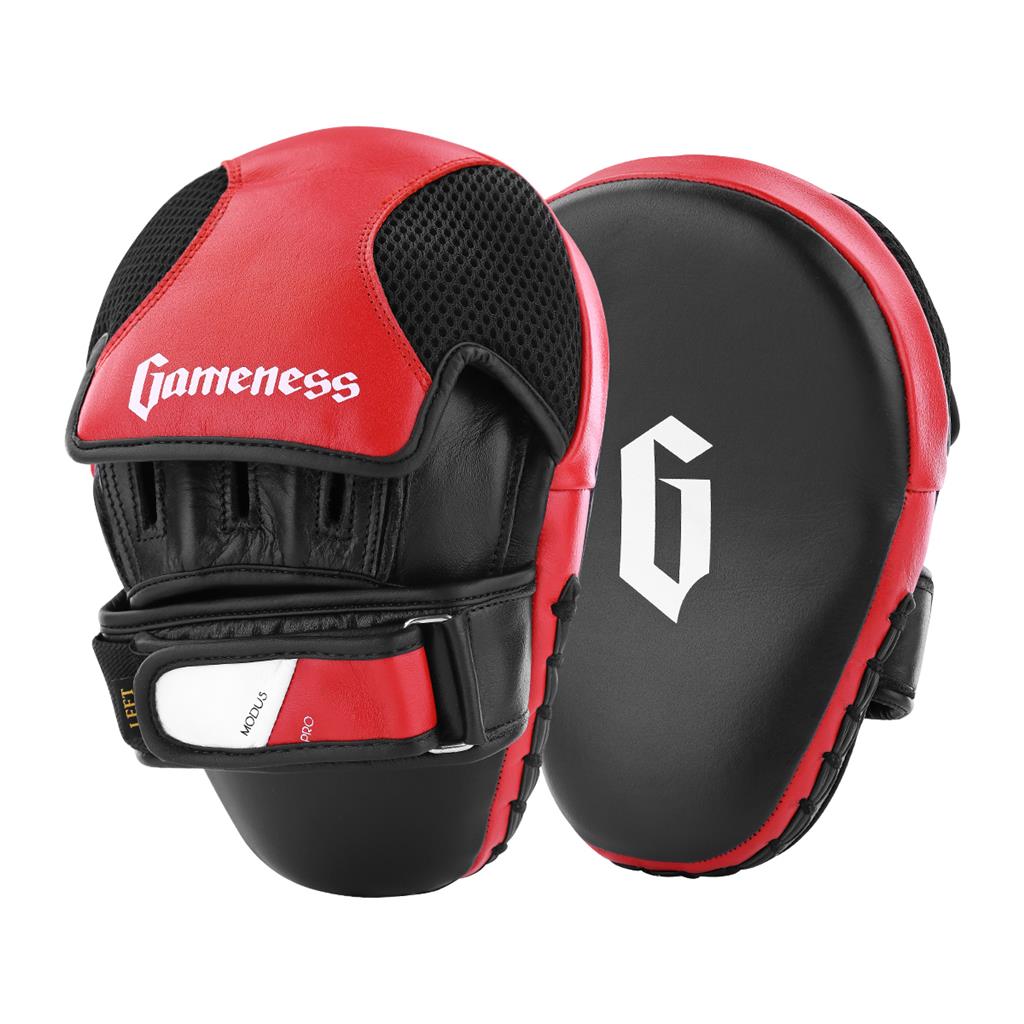 Modus Short Punch Mitt - Pair Black White Red