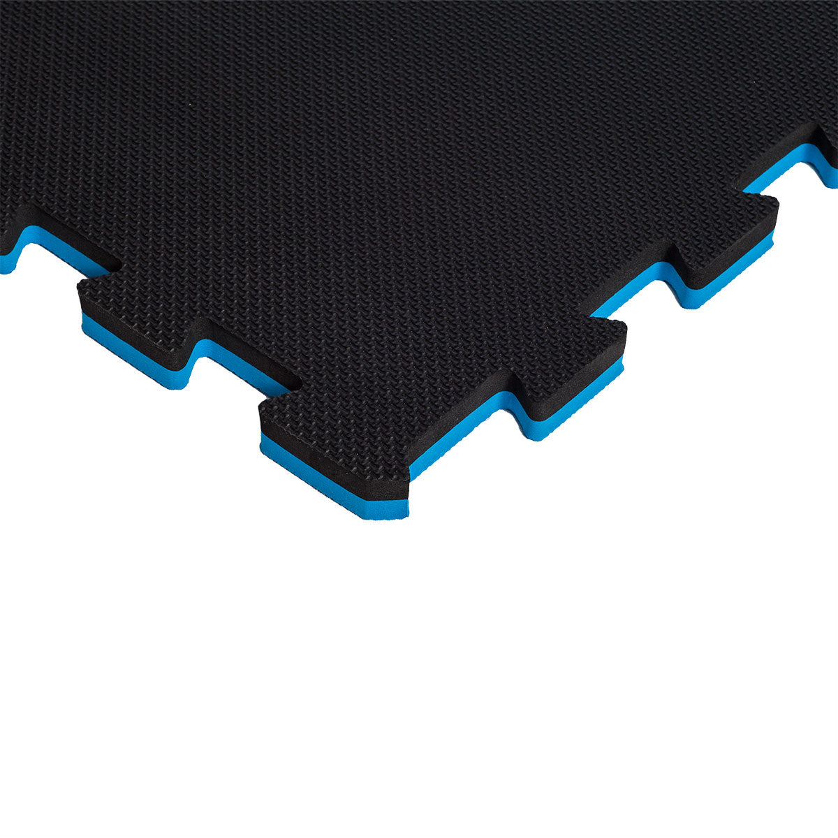 Reversible 2 Color 3/4" Thick Puzzle Sport Mat Blue Black