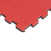 Reversible 2 Color 3/4" Thick Puzzle Sport Mat Red Black